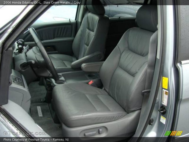 Slate Green Metallic / Gray 2006 Honda Odyssey EX-L