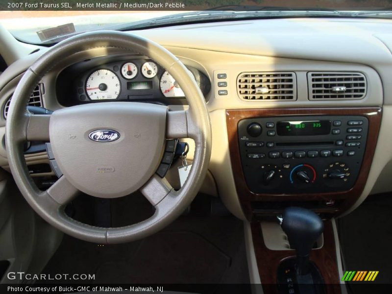 Merlot Metallic / Medium/Dark Pebble 2007 Ford Taurus SEL