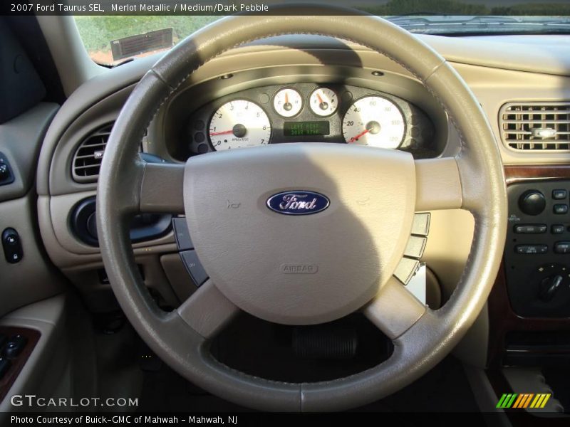 Merlot Metallic / Medium/Dark Pebble 2007 Ford Taurus SEL