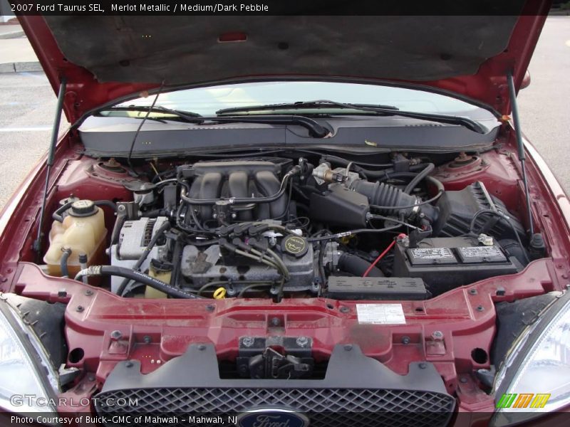Merlot Metallic / Medium/Dark Pebble 2007 Ford Taurus SEL
