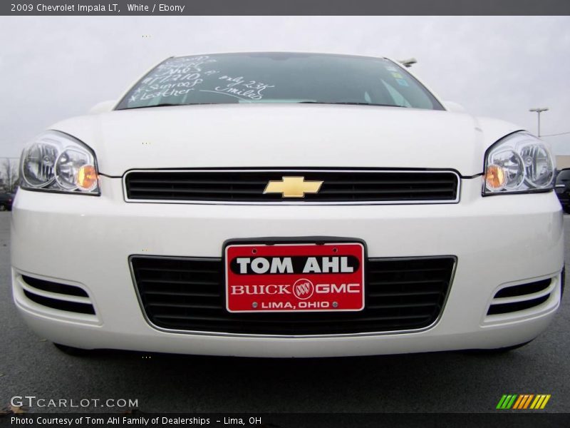 White / Ebony 2009 Chevrolet Impala LT
