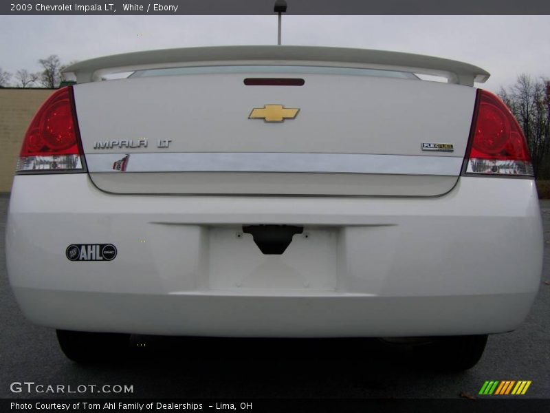White / Ebony 2009 Chevrolet Impala LT