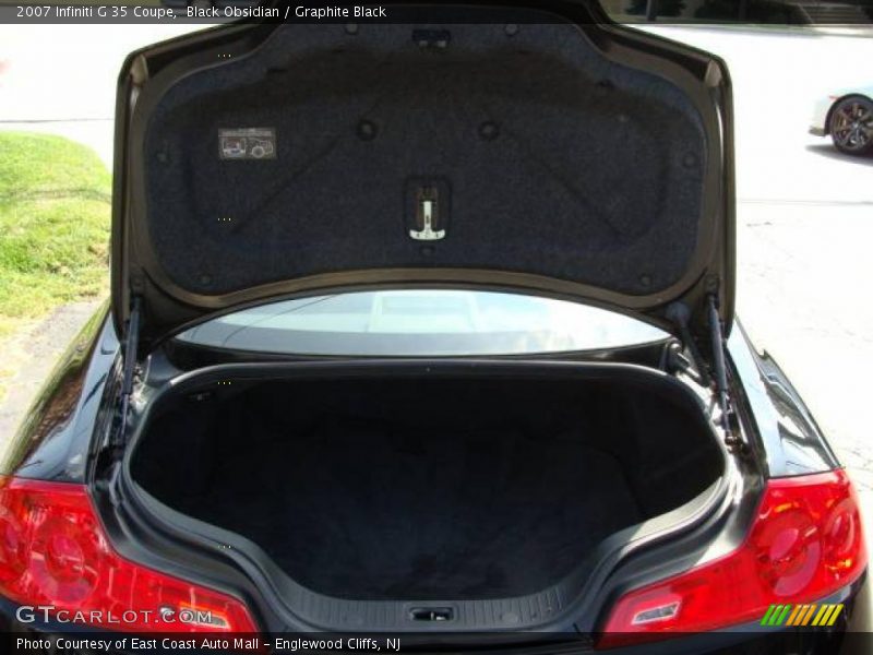  2007 G 35 Coupe Trunk