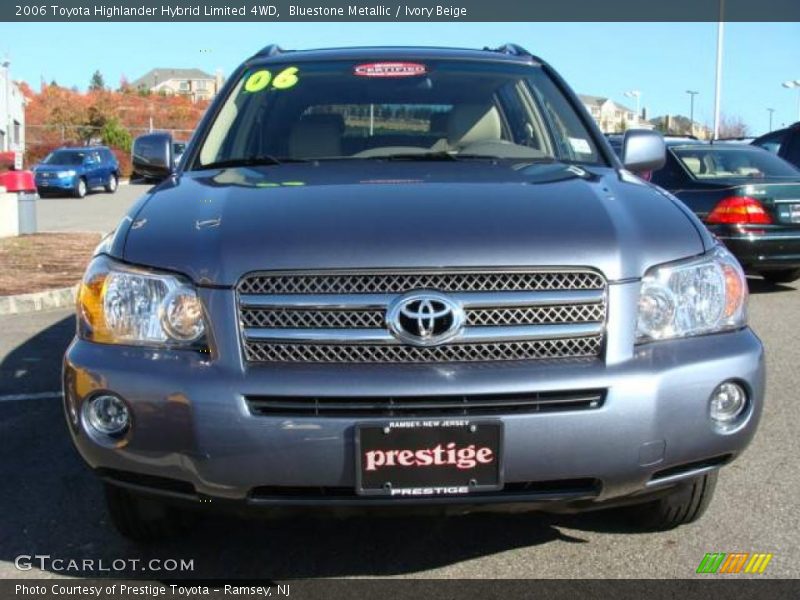 Bluestone Metallic / Ivory Beige 2006 Toyota Highlander Hybrid Limited 4WD