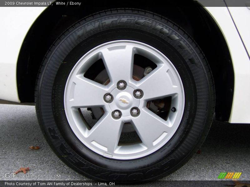 White / Ebony 2009 Chevrolet Impala LT