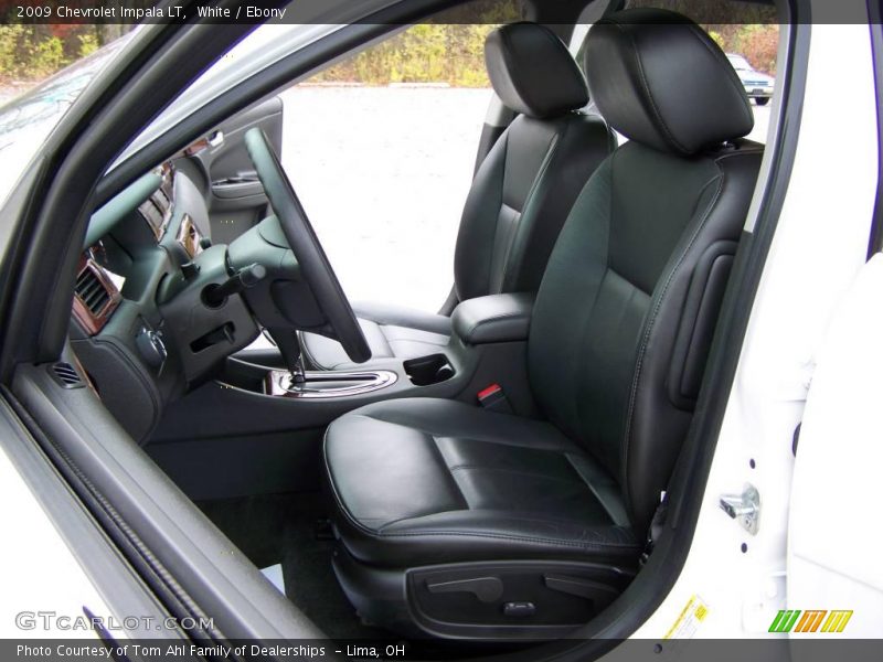 White / Ebony 2009 Chevrolet Impala LT
