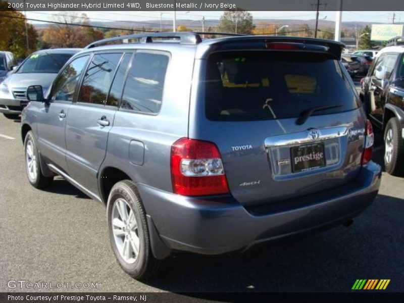 Bluestone Metallic / Ivory Beige 2006 Toyota Highlander Hybrid Limited 4WD