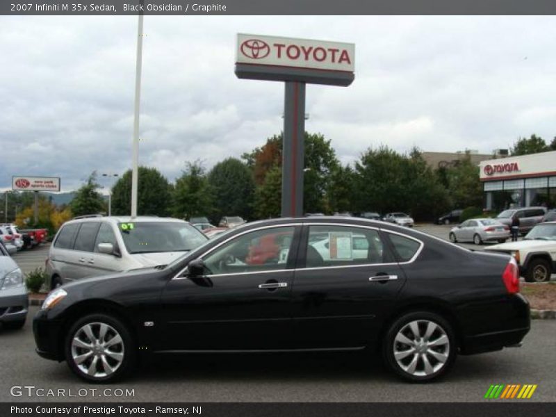 Black Obsidian / Graphite 2007 Infiniti M 35x Sedan