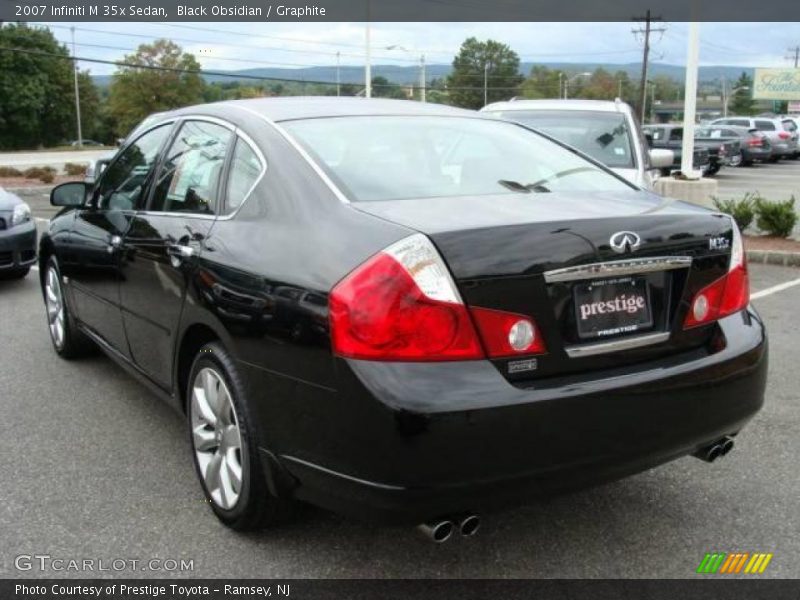 Black Obsidian / Graphite 2007 Infiniti M 35x Sedan