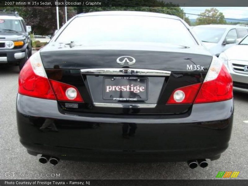 Black Obsidian / Graphite 2007 Infiniti M 35x Sedan
