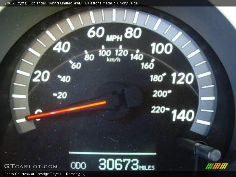 Bluestone Metallic / Ivory Beige 2006 Toyota Highlander Hybrid Limited 4WD