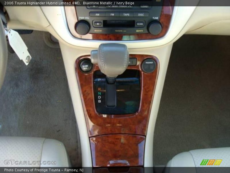 Bluestone Metallic / Ivory Beige 2006 Toyota Highlander Hybrid Limited 4WD