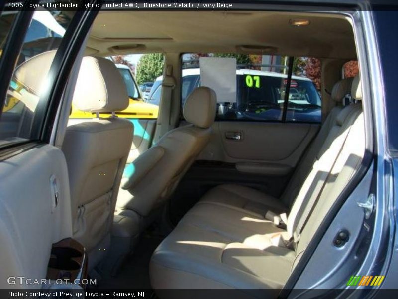 Bluestone Metallic / Ivory Beige 2006 Toyota Highlander Hybrid Limited 4WD