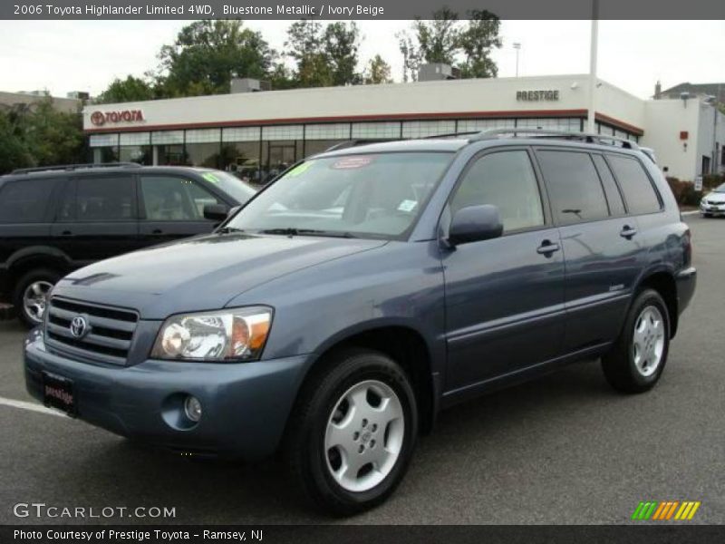 Bluestone Metallic / Ivory Beige 2006 Toyota Highlander Limited 4WD