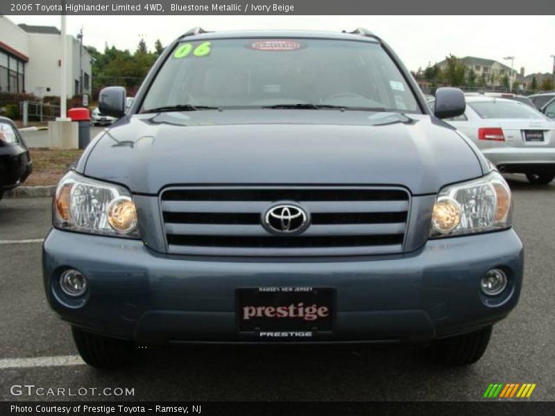 Bluestone Metallic / Ivory Beige 2006 Toyota Highlander Limited 4WD