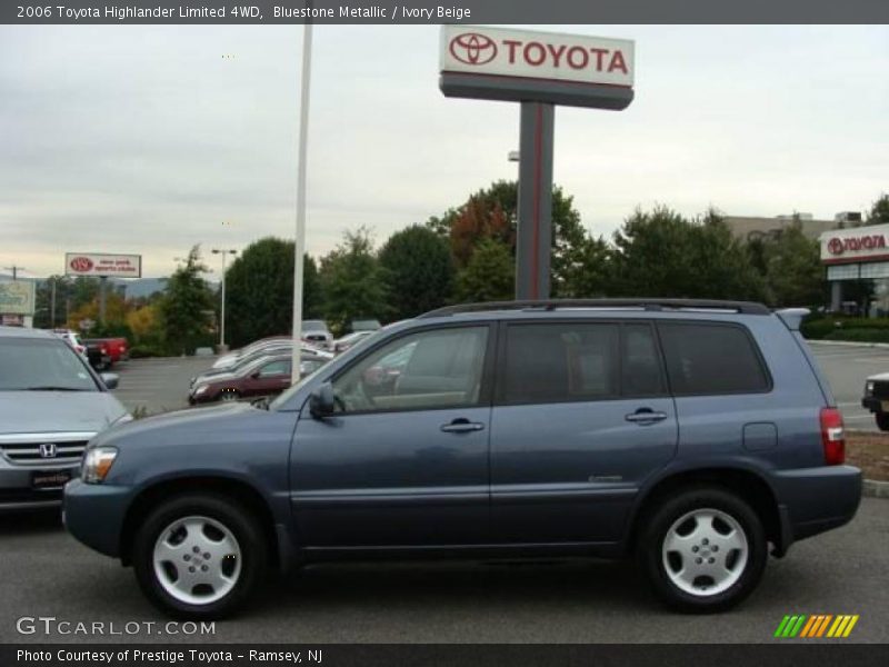 Bluestone Metallic / Ivory Beige 2006 Toyota Highlander Limited 4WD