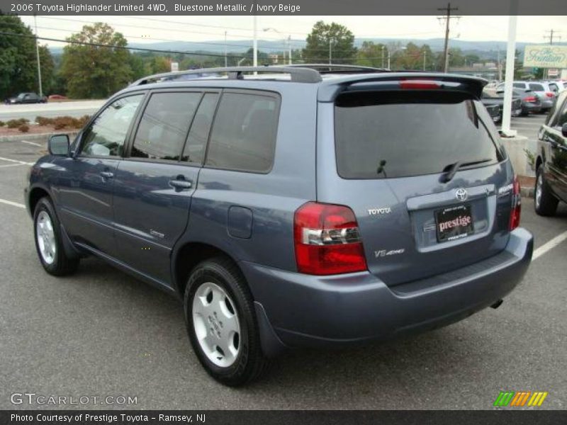 Bluestone Metallic / Ivory Beige 2006 Toyota Highlander Limited 4WD