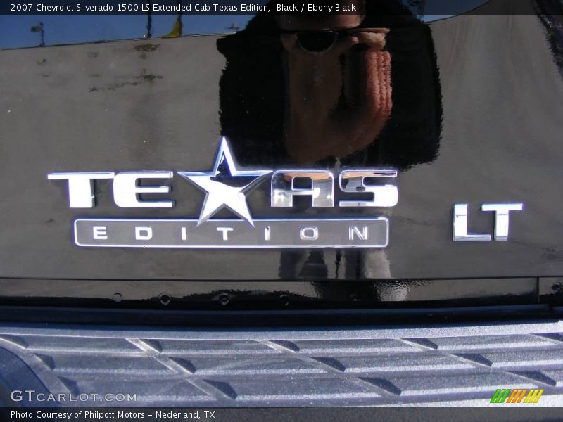 Black / Ebony Black 2007 Chevrolet Silverado 1500 LS Extended Cab Texas Edition