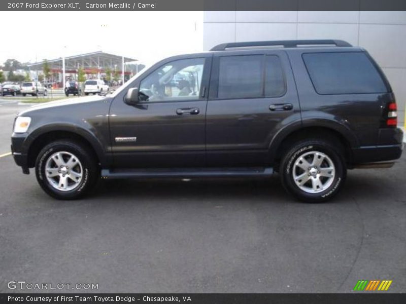 Carbon Metallic / Camel 2007 Ford Explorer XLT