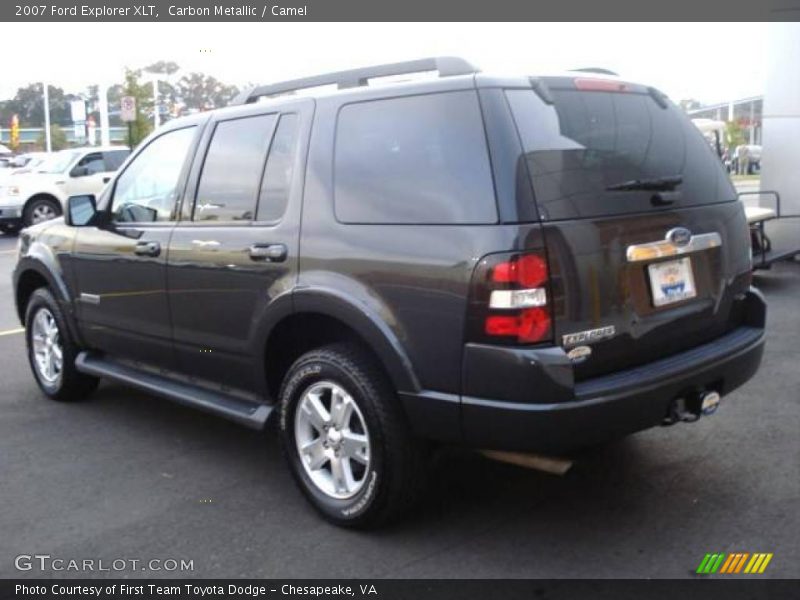 Carbon Metallic / Camel 2007 Ford Explorer XLT