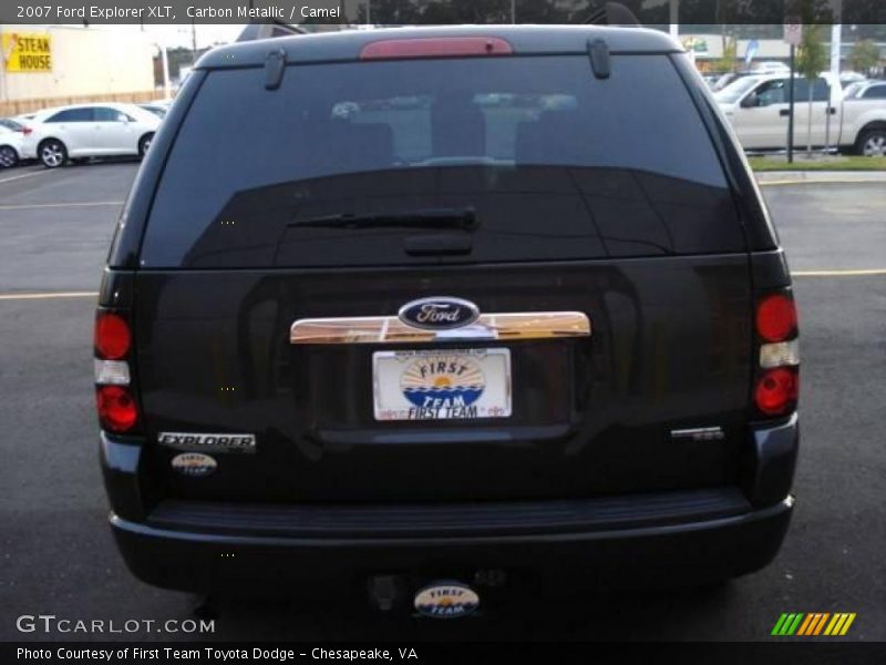 Carbon Metallic / Camel 2007 Ford Explorer XLT