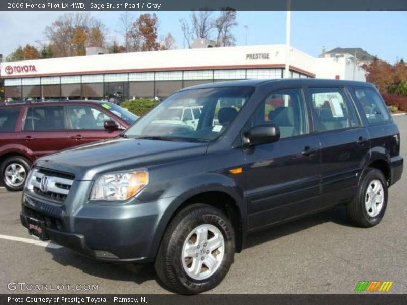 Sage Brush Pearl / Gray 2006 Honda Pilot LX 4WD