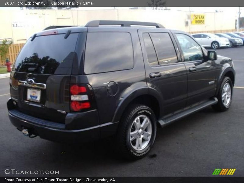 Carbon Metallic / Camel 2007 Ford Explorer XLT
