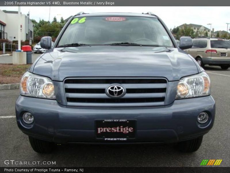 Bluestone Metallic / Ivory Beige 2006 Toyota Highlander V6 4WD