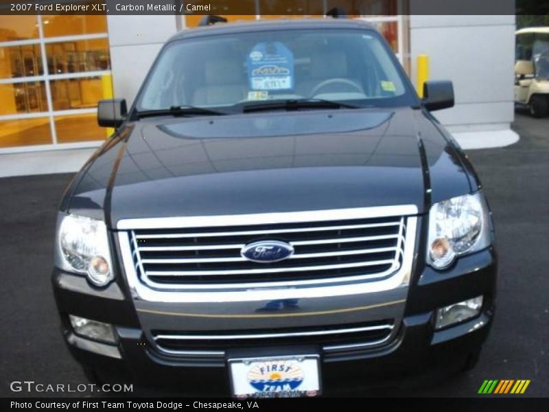 Carbon Metallic / Camel 2007 Ford Explorer XLT