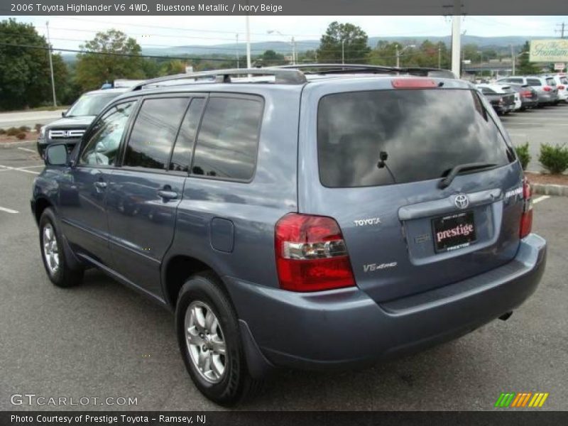 Bluestone Metallic / Ivory Beige 2006 Toyota Highlander V6 4WD