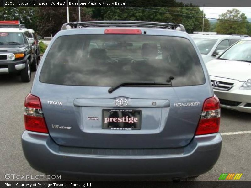 Bluestone Metallic / Ivory Beige 2006 Toyota Highlander V6 4WD