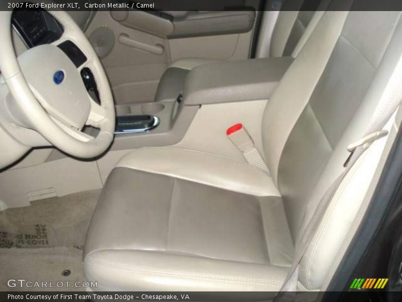 Carbon Metallic / Camel 2007 Ford Explorer XLT