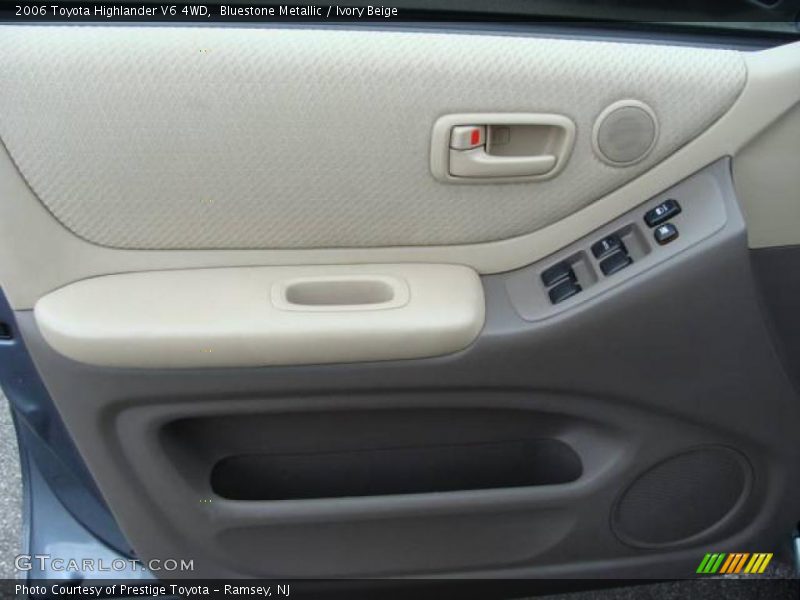 Bluestone Metallic / Ivory Beige 2006 Toyota Highlander V6 4WD