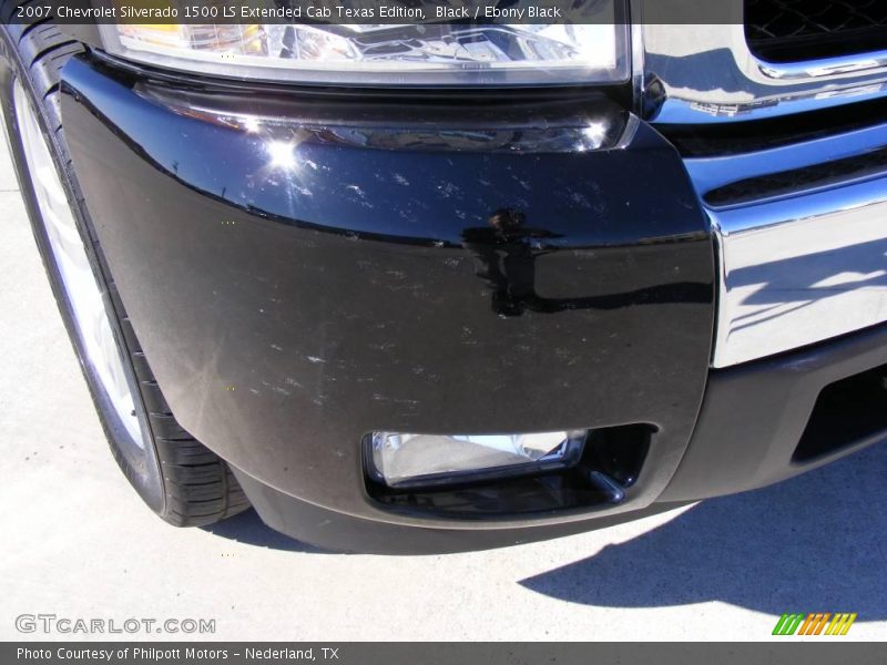 Black / Ebony Black 2007 Chevrolet Silverado 1500 LS Extended Cab Texas Edition
