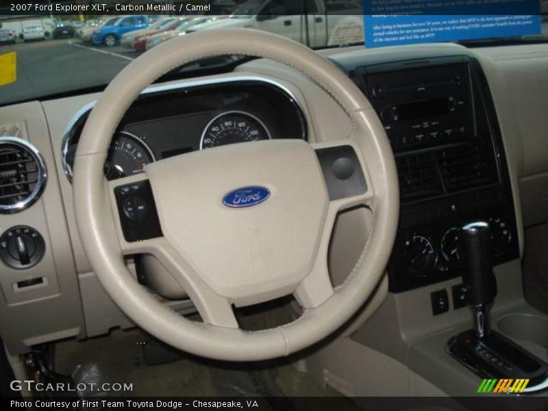 Carbon Metallic / Camel 2007 Ford Explorer XLT