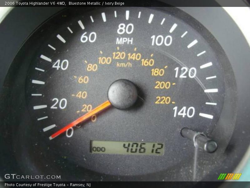 Bluestone Metallic / Ivory Beige 2006 Toyota Highlander V6 4WD