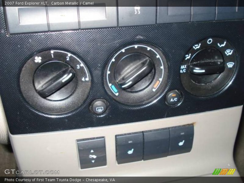 Carbon Metallic / Camel 2007 Ford Explorer XLT