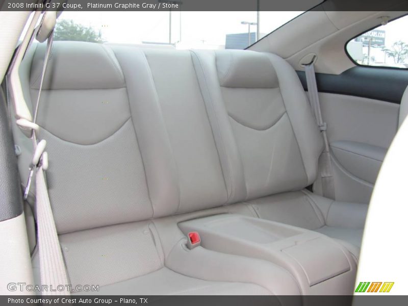 Platinum Graphite Gray / Stone 2008 Infiniti G 37 Coupe