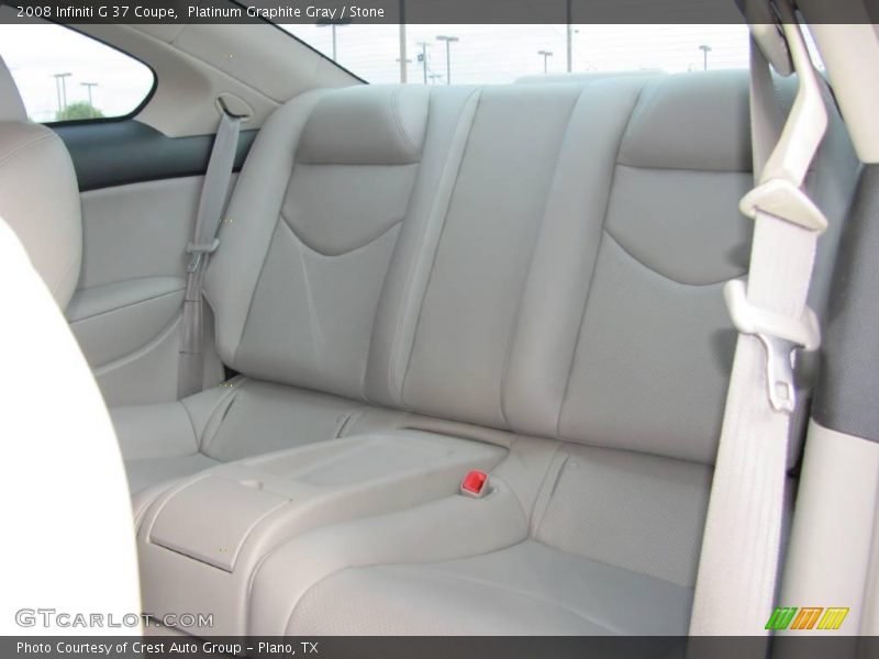 Platinum Graphite Gray / Stone 2008 Infiniti G 37 Coupe