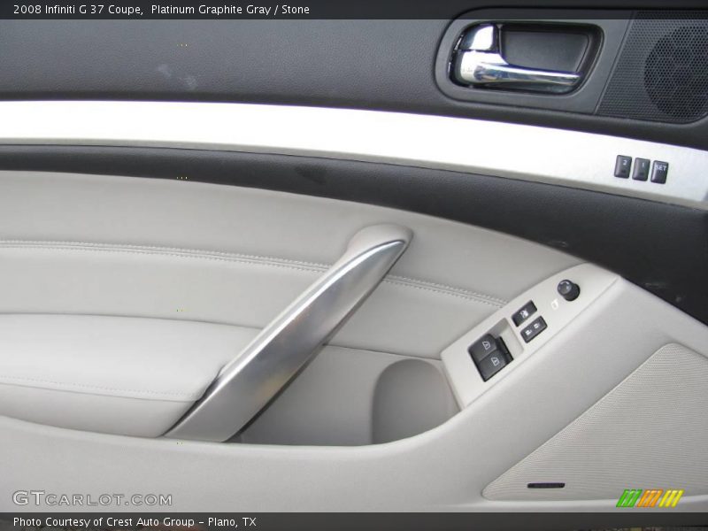 Platinum Graphite Gray / Stone 2008 Infiniti G 37 Coupe