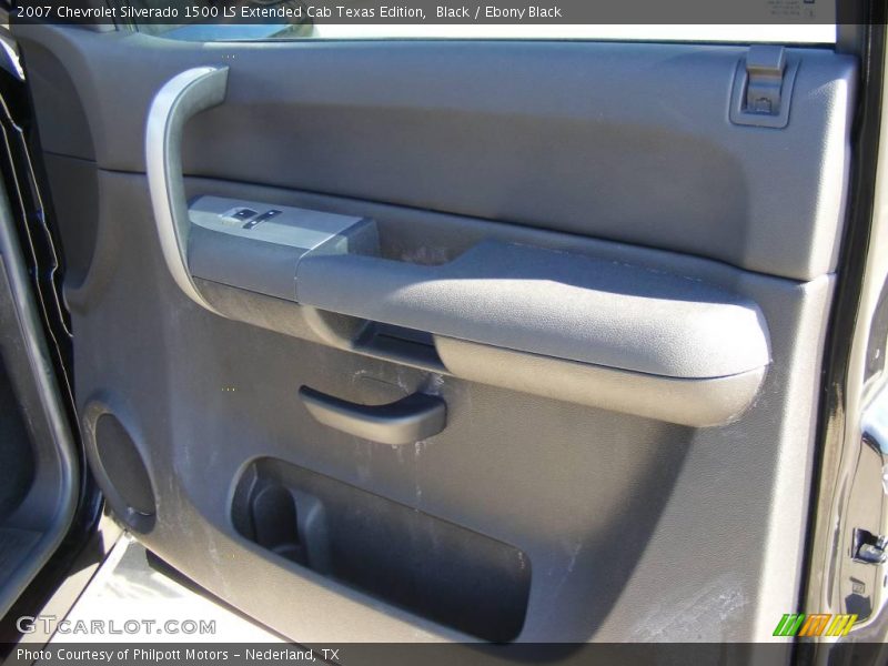 Black / Ebony Black 2007 Chevrolet Silverado 1500 LS Extended Cab Texas Edition