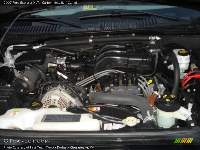 Carbon Metallic / Camel 2007 Ford Explorer XLT