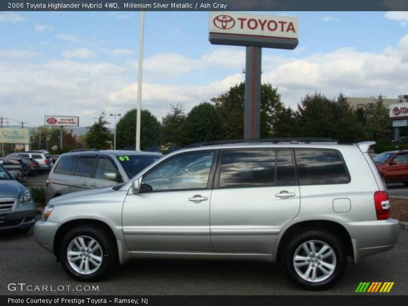 Millenium Silver Metallic / Ash Gray 2006 Toyota Highlander Hybrid 4WD
