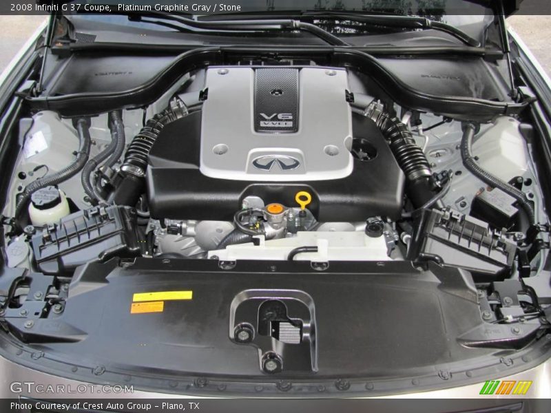 Platinum Graphite Gray / Stone 2008 Infiniti G 37 Coupe