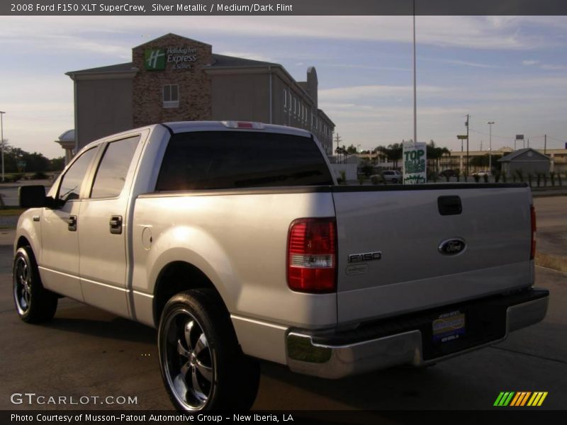 Silver Metallic / Medium/Dark Flint 2008 Ford F150 XLT SuperCrew
