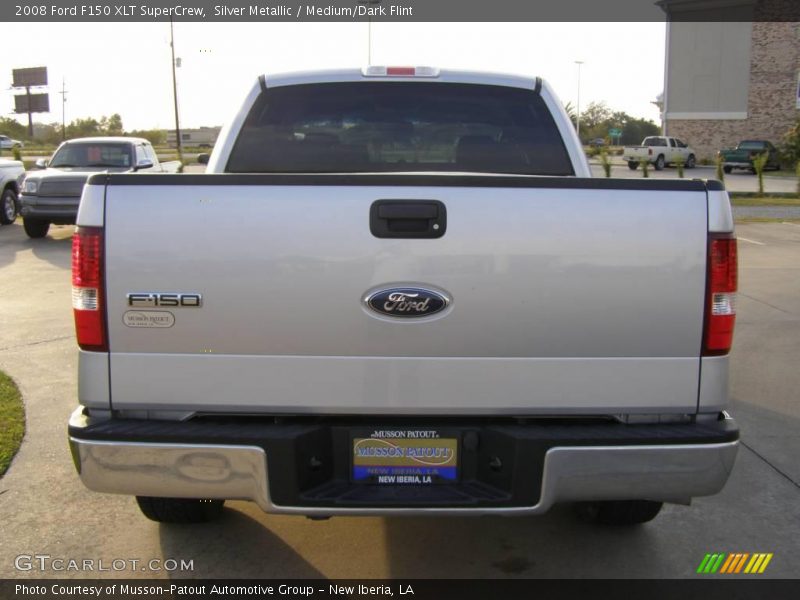 Silver Metallic / Medium/Dark Flint 2008 Ford F150 XLT SuperCrew
