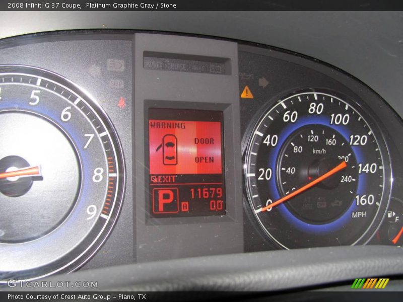 Platinum Graphite Gray / Stone 2008 Infiniti G 37 Coupe