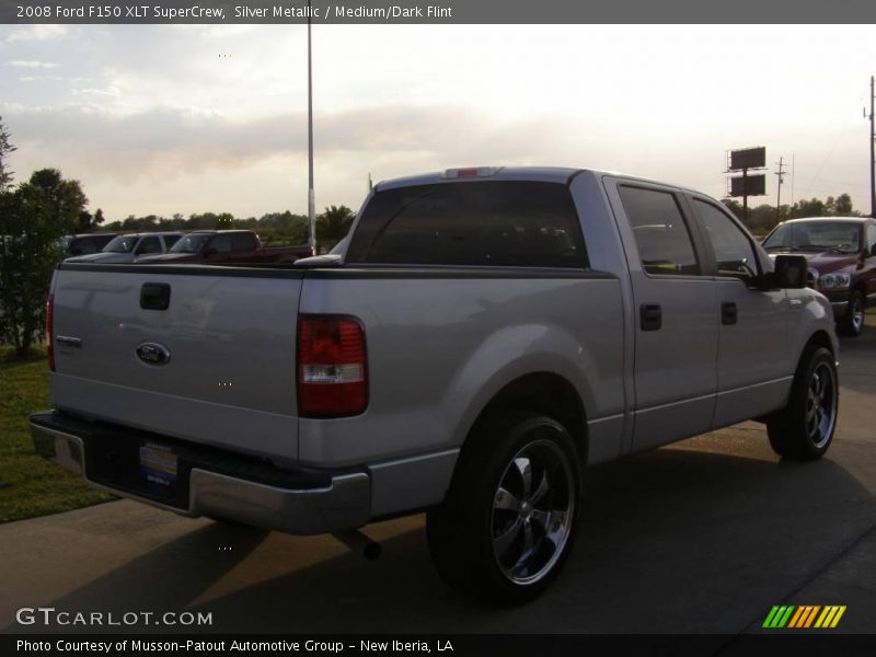 Silver Metallic / Medium/Dark Flint 2008 Ford F150 XLT SuperCrew