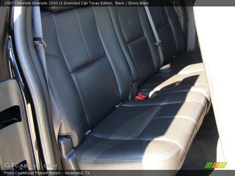 Black / Ebony Black 2007 Chevrolet Silverado 1500 LS Extended Cab Texas Edition