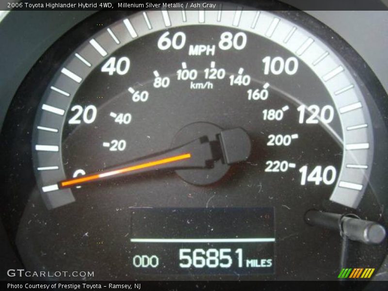 Millenium Silver Metallic / Ash Gray 2006 Toyota Highlander Hybrid 4WD